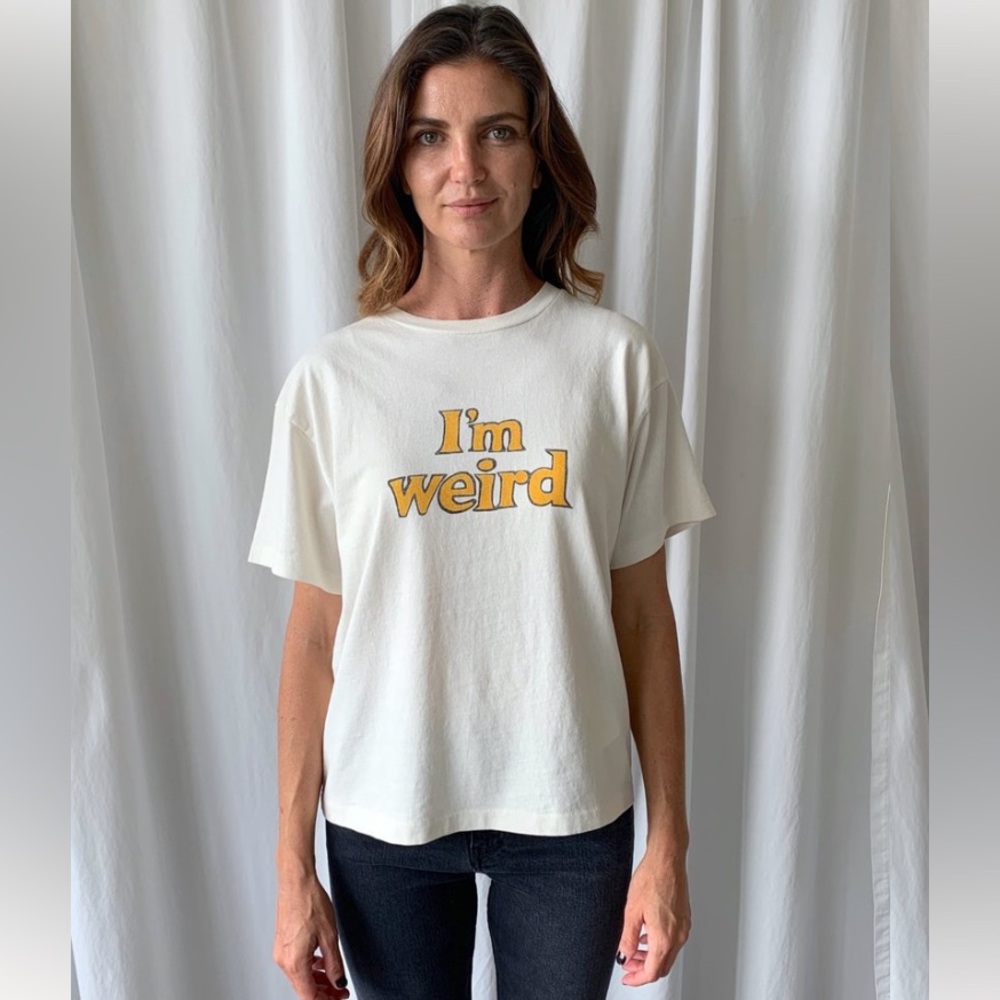 NWT! RE/DONE I’m Weird Peanut Butter Sandwich Tee. XS. ASO Harry Styles!
